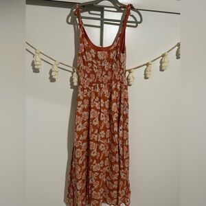 NWT American Eagle Smocked Tie-Strap Tank Dress M